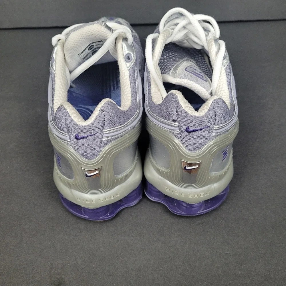 Nike Shox TL Metallic Silver Purple Women's  Running Shoe Sz 8 #314089-051 2006